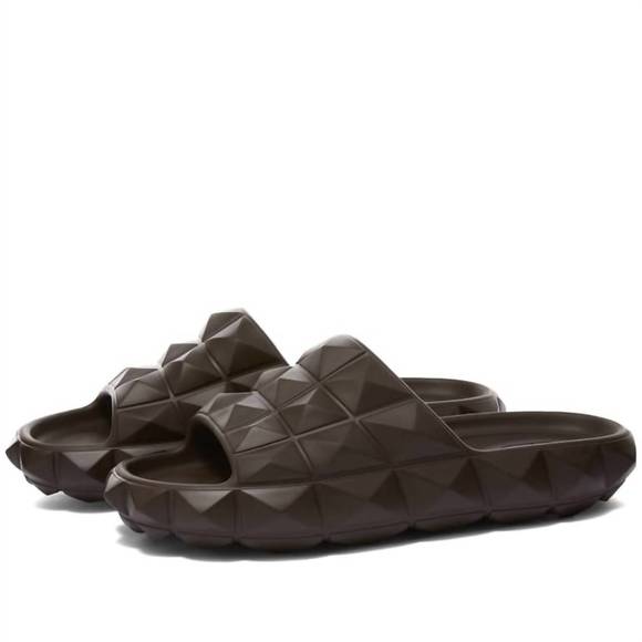 NEW VALENTINO GARAVANI men\'s chunky stud slide in fondant main image 5